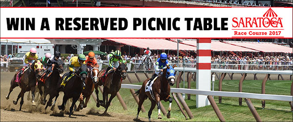 Saratoga Race Course Reserved Picnic Table